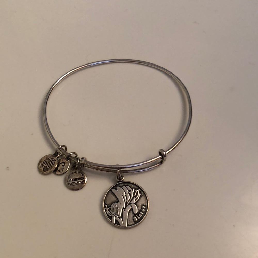 Alex and Ani- Sister Bracelet - Silver